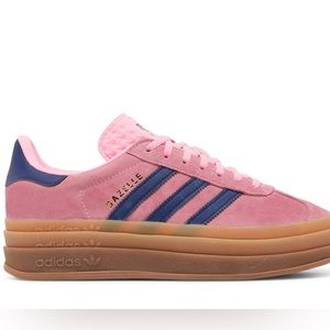NWT Adidas Gazelle Bold Pink Glow Gum size 7.5